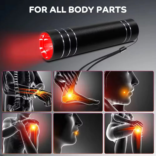 Portable Red Light Therapy Torch – 660nm & 850nm Infrared Pain Relief Device