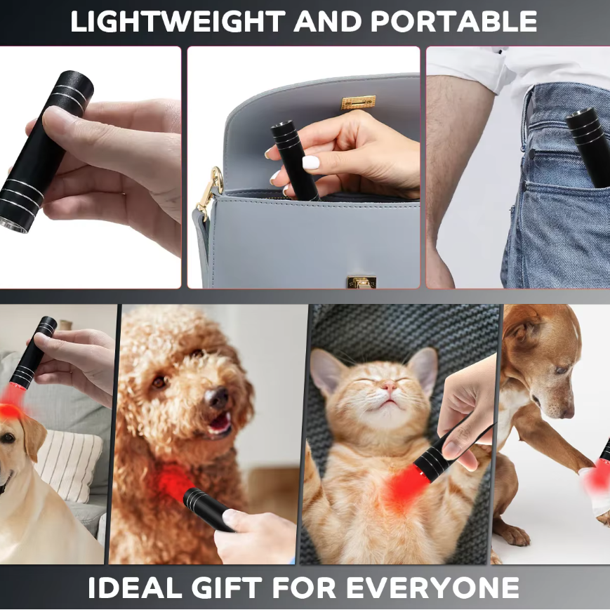 Portable Red Light Therapy Torch – 660nm & 850nm Infrared Pain Relief Device